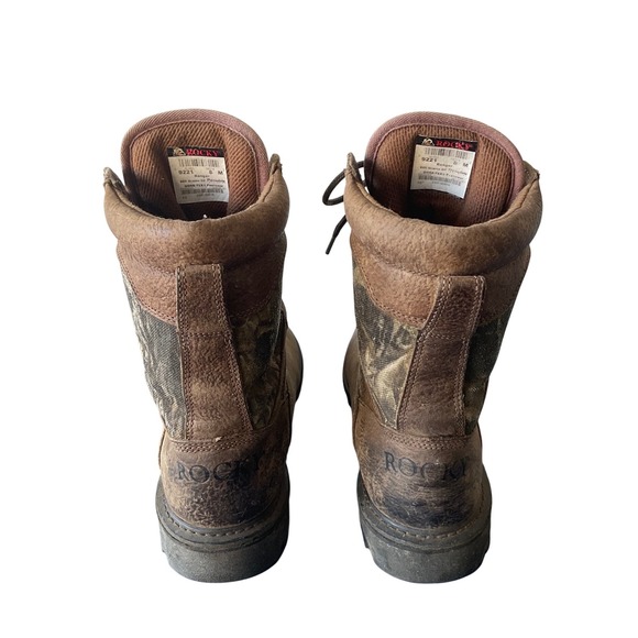 Rocky Ranger 9221 Mens Boots 8M Gore-Tex 600g Thinsulate Camo Hunting Waterproof - Picture 4 of 9